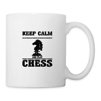 Chess Keep Calm and Play Chess gift - Mug - white - Right