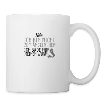 Angler Angel Design Für Angler - Tasse - Weiß - Rechts