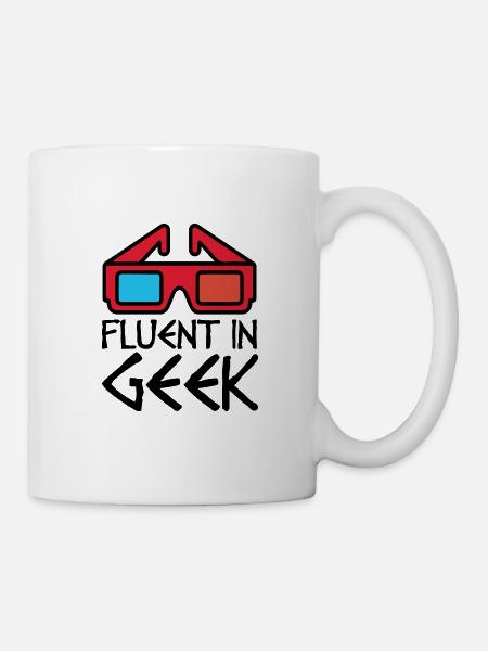 Geek Computer Nerd - Tasse - Weiß