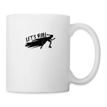 Inline Skating Lets Roll Design Für Einen Inline S - Tasse - Weiß - Rechts