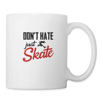 Inline Skating Dont Hate Just Skate Design For One - Mug - white - Right