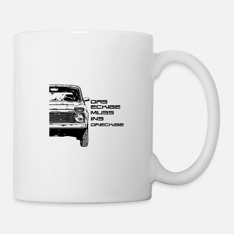 Lada Niva 4x4 Russian Legend Design Geschenkidee - Tasse - Weiß