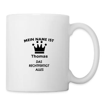 THOMAS - Tasse - Weiß - Rechts