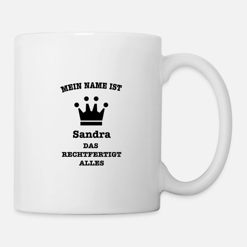 SANDRA - Tasse - Weiß