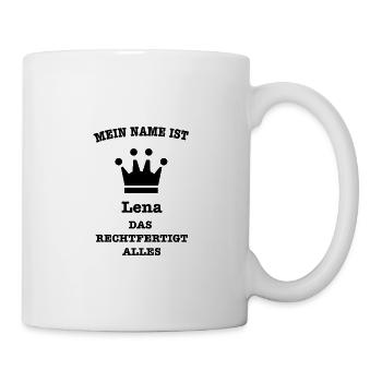 LENA - Tasse - Weiß - Rechts