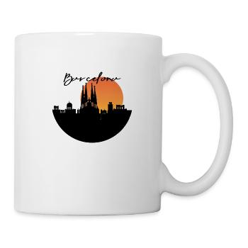 Voyage à Barcelone - Mug blanc - blanc - Droite