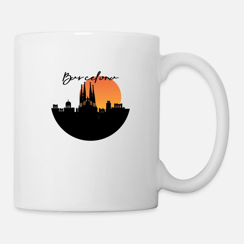 Voyage à Barcelone - Mug blanc - blanc