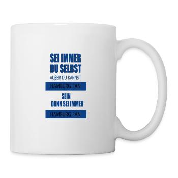 Hamburg Ultra Fan Shirt Geschenkidee - Tasse - Weiß - Rechts