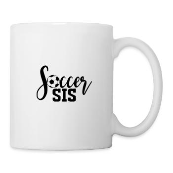 Fußball Schwester - Mug - white - Right