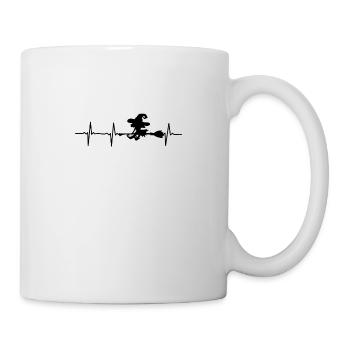 Halloween witches motif pulse witches. Witches design - Mug - white - Right