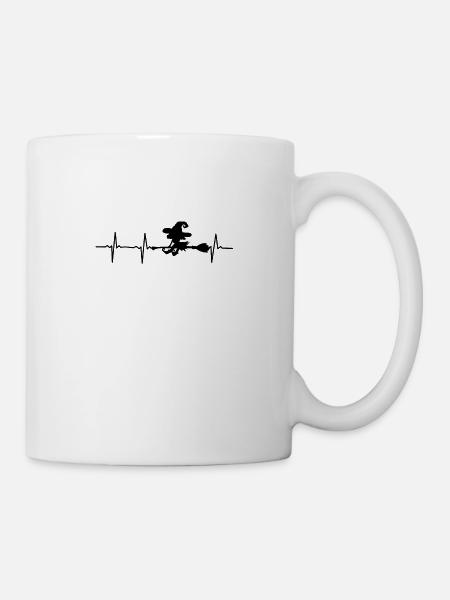 Halloween sorcières motif impulsion sorcières. Conception de sorcières - Mug blanc - blanc