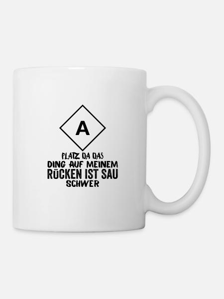 Feuerwehr Angriffstrupp Geschenkidee - Tasse - Weiß