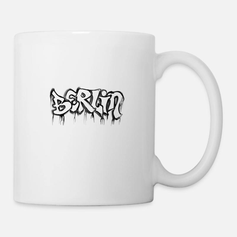 Berlin Graffiti - Tasse - Weiß