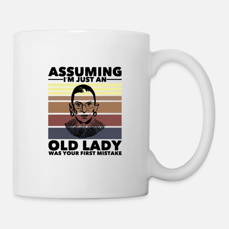R.B.G. Ruth Bader Ginsburg RBG - Tasse - Weiß
