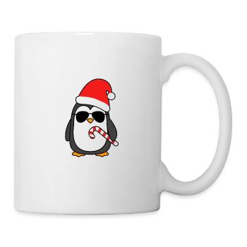 Noël Noël Pingouin Noël Pingouin - Mug blanc - blanc - Droite