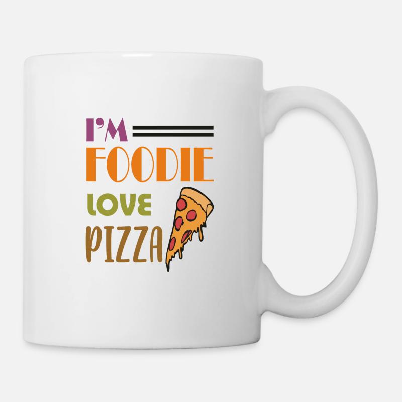 Aime la pizza - Mug blanc - blanc