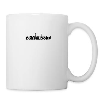 Düsseldorf Deutschland Skyline Geschenkidee - Tasse - Weiß - Rechts