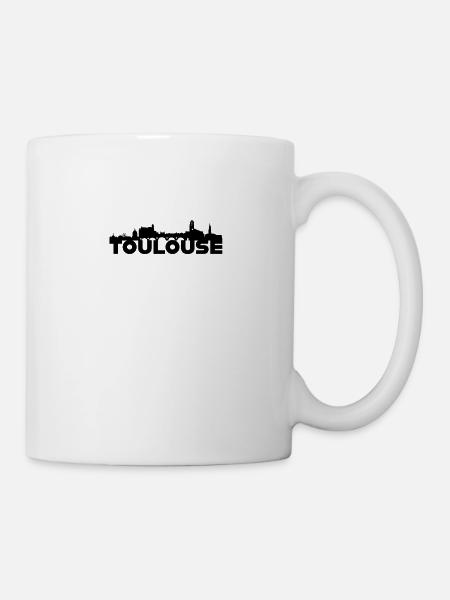 Toulouse Deutschland Skyline Geschenkidee - Tasse - Weiß