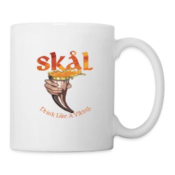 Wikinger - Tasse - Weiß - Rechts