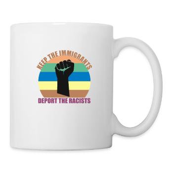 Immigration immigrants - Mug - white - Right