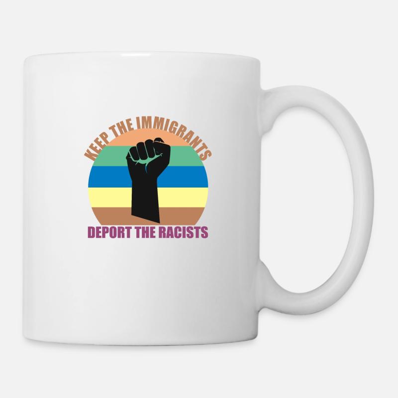Immigration immigrants - Mug - white