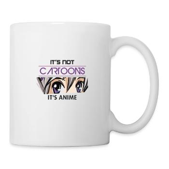 Anime Girl l It’s Not Cartoons It’s Anime l Anime - Mug blanc - blanc - Droite
