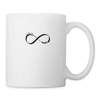 UNENDLICHE MUSIK | Geschenkidee Sänger | Unendlich - Tasse - Weiß - Rechts