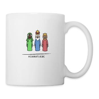 HEILIGE DREI KÖNIGE HOAMATLIEBE | Liebe zur Heimat - Tasse - Weiß - Rechts