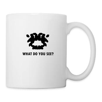 Psychologist gift job psychology ink stain - Mug - white - Right