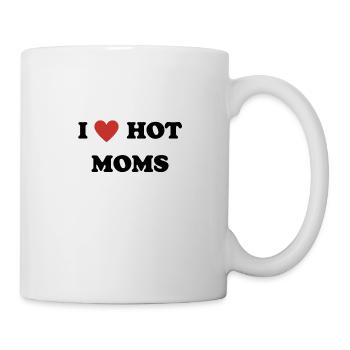 I Love Hot Moms - Mug - white - Right