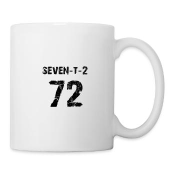 72 Sport Fan oder 72. Geburtstag Trikot 1972 - Tasse - Weiß - Rechts