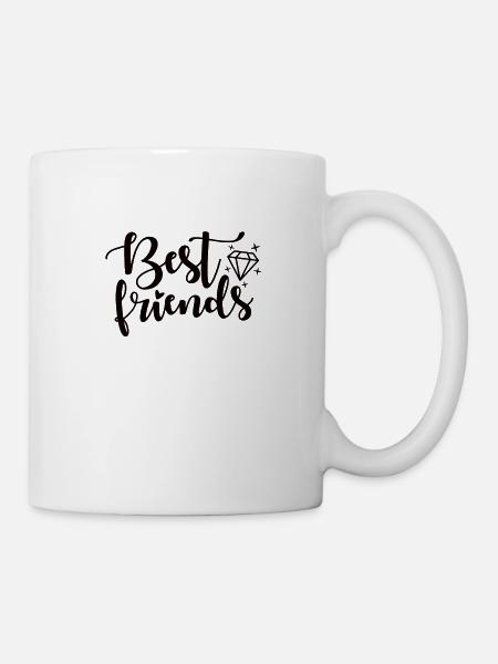 best friends - Tasse - Weiß