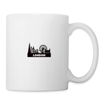 London Skyline - Tasse - Weiß - Rechts