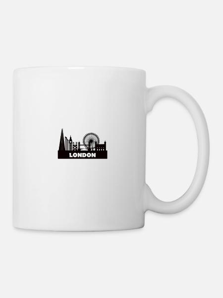 London Skyline - Tasse - Weiß