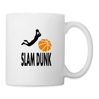 Slamdunk Basketball spielen Basketballspieler Korb - Tasse - Weiß - Rechts