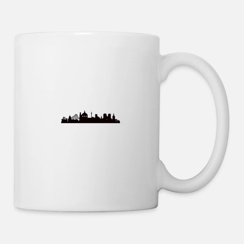 Lisbon Skyline - Mug - white