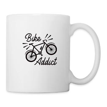 Bike Addict Bike Forever E-Bike Cycling Tour - Tasse - Weiß - Rechts