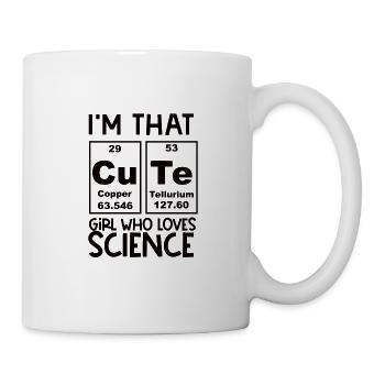 Wissenschaft Mädchen Forschung Frauen Schutzbrille - Tasse - Weiß - Rechts