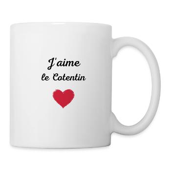 J'aime le Cotentin - Mug blanc - blanc - Droite