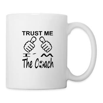 Football coach football coach play football - Mug - white - Right