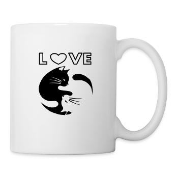 Cat Cat Lover Cat Friend Gift Miau - Mug - white - Right