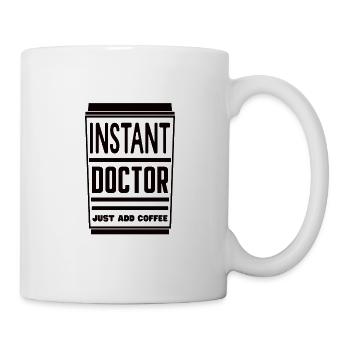 Médecin de café café de café instant docteur docteur - Mug blanc - blanc - Droite