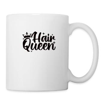 Spécialiste de coiffure styliste coiffeuse - Mug blanc - blanc - Droite