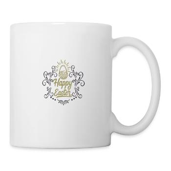 Happy Easter - Tasse - Weiß - Rechts