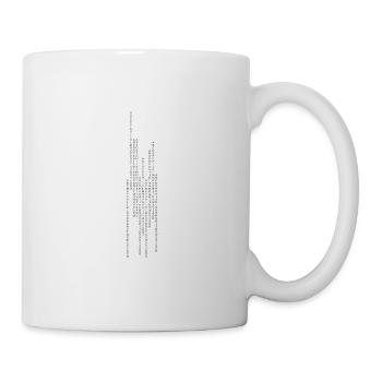 Düsseldorf vertical - Mug blanc - blanc - Droite