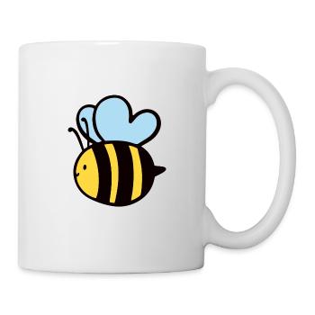 Abeille - Mug blanc - blanc - Droite