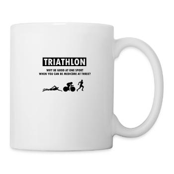 Triathlon Triathlete Gift Sport Hobby Funny - Mug - white - Right
