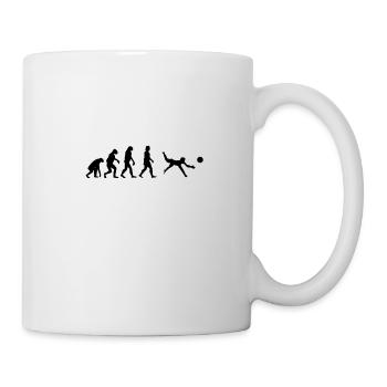 Volleyball Evolution Beach VolleyballEr Gift - Mug - white - Right