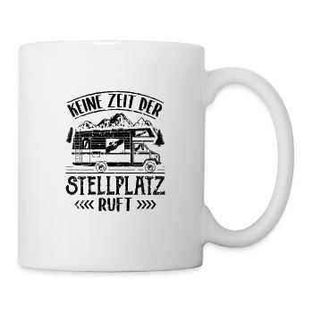 Wohnmobil Camper Wohnwagen - Tasse - Weiß - Rechts