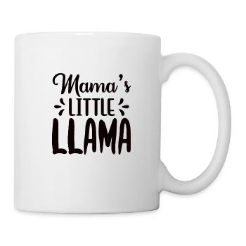 Mamans petit lama fête des mères bébé bébé maman - Mug blanc - blanc - Droite